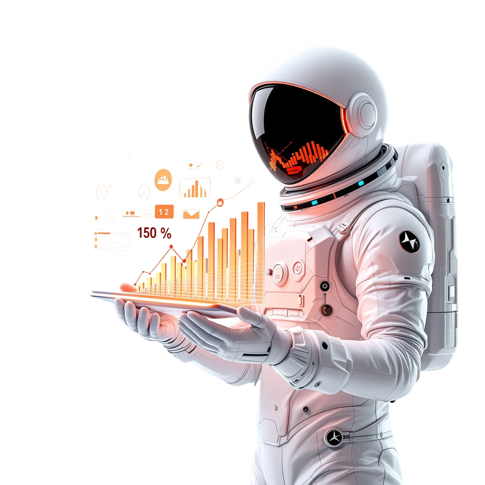 Floating astronaut
